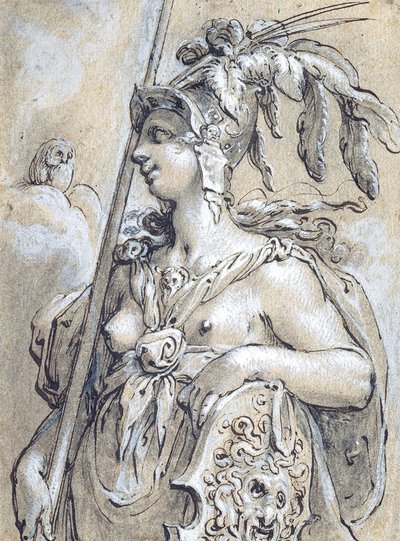 Minerva by Hendrik Goltzius